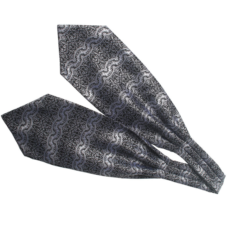 Hommes Vintage Polka Dot Wedding Formal Craings.com Ascot Scrunch Self Style, Gentleman Polyester, InjPaisley Neck, fraîchement