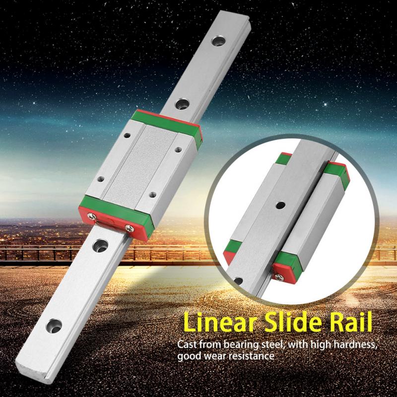 Lineaire geleiderail 200 mm, lineaire glijdende aandrijving met