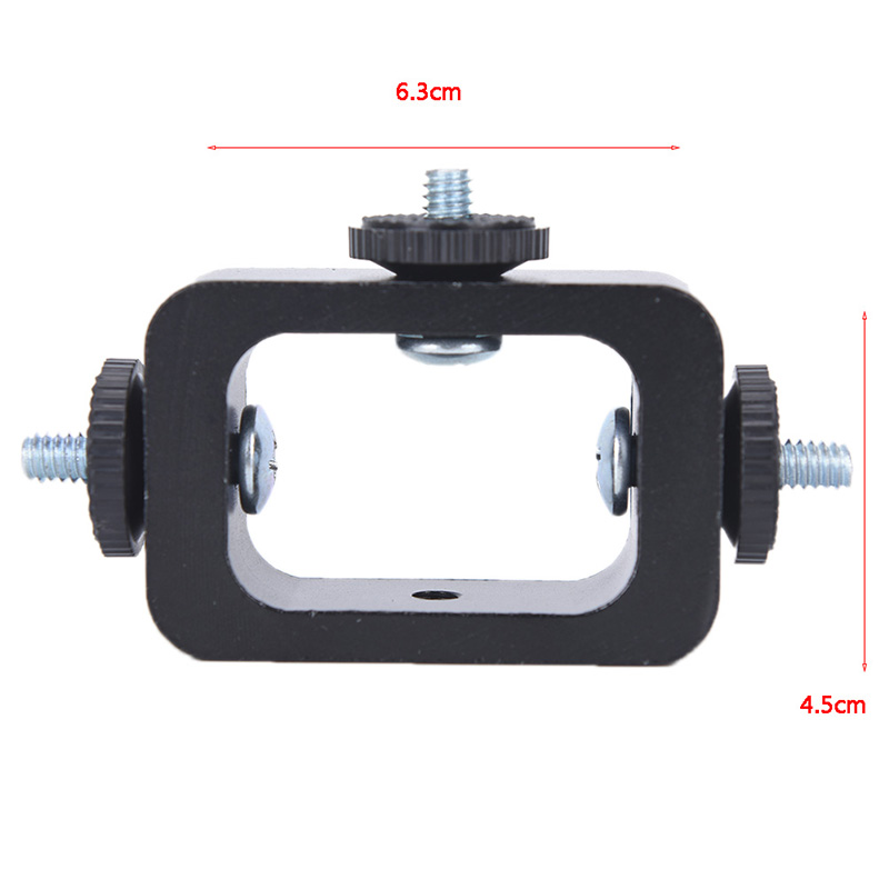 Adaptador Monopé Selfie Vara Tripé Cabeça Universal Ajustável Titular Suporte de Clipe para o Smartphone