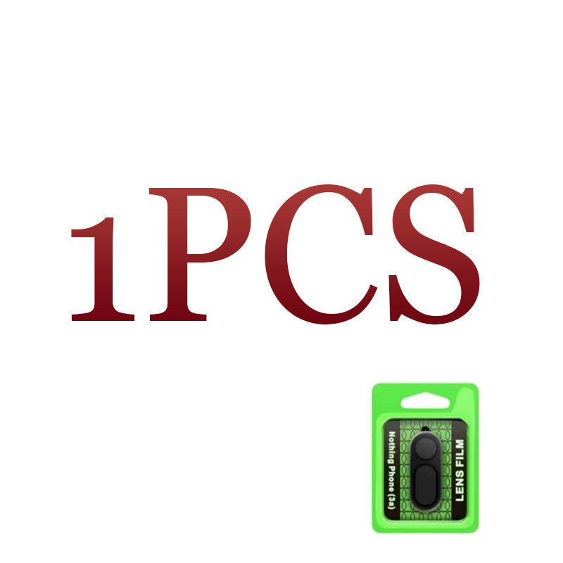 Cameralensbeschermer voor niets Telefoon (3a) Cameralensfilm split-type 3D Gelegeerd staal Onzichtbaar: Zilver