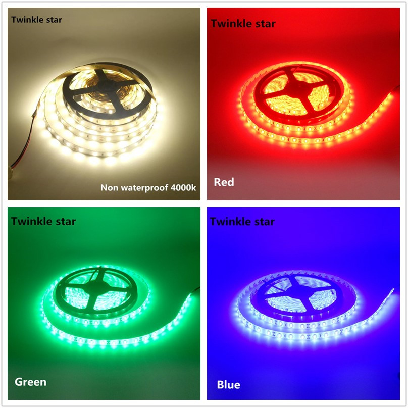 Bande lumineuse Led 5630 5730 étanche IP65 12V 5M 3000K 6500K blanc froid Nature blanc 4000K rouge vert bleu bande Flexible
