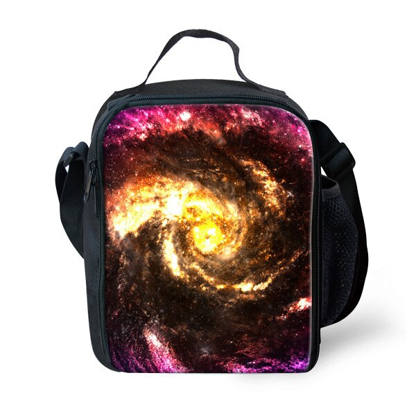 Manter quente galaxy almoço sacos para crianças saco de almoço isolado saco térmico caixa refrigerador crianças escola lancheira termica: D0362G