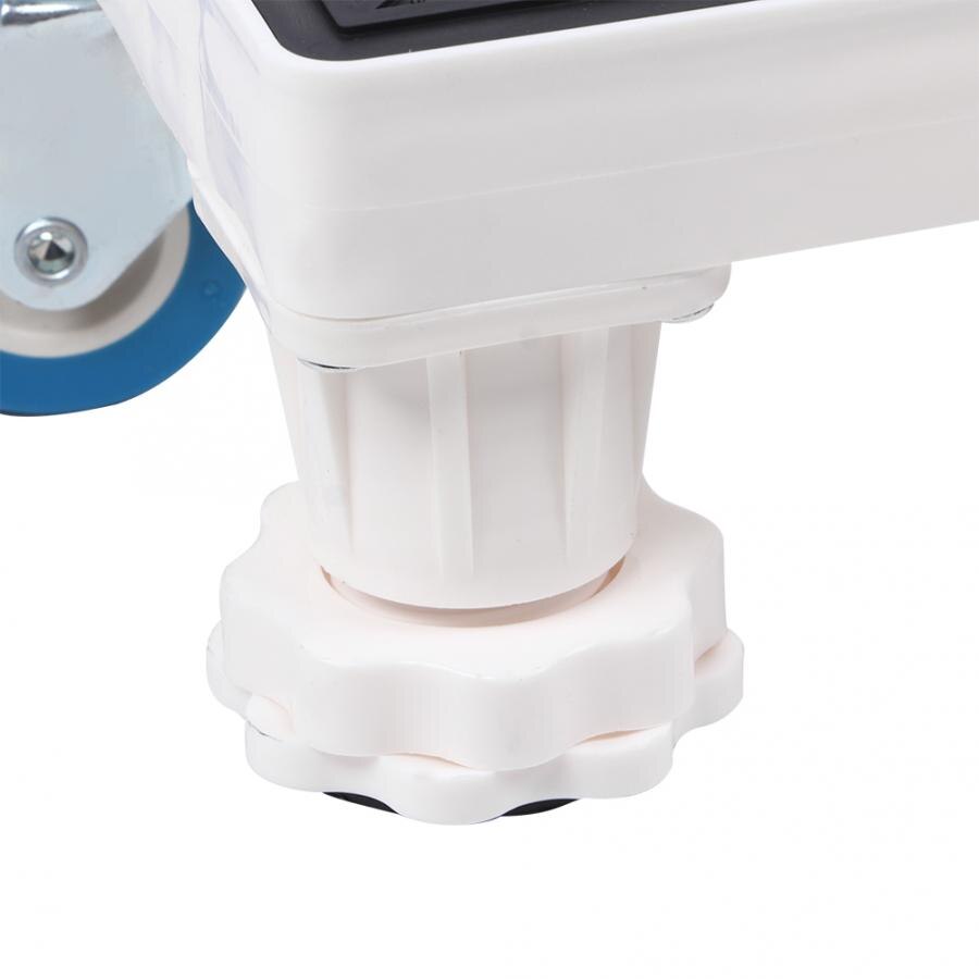 4 Feet with 4 Universal Wheels Washing Machine Base Stand Holder for Automatic Washing Machine