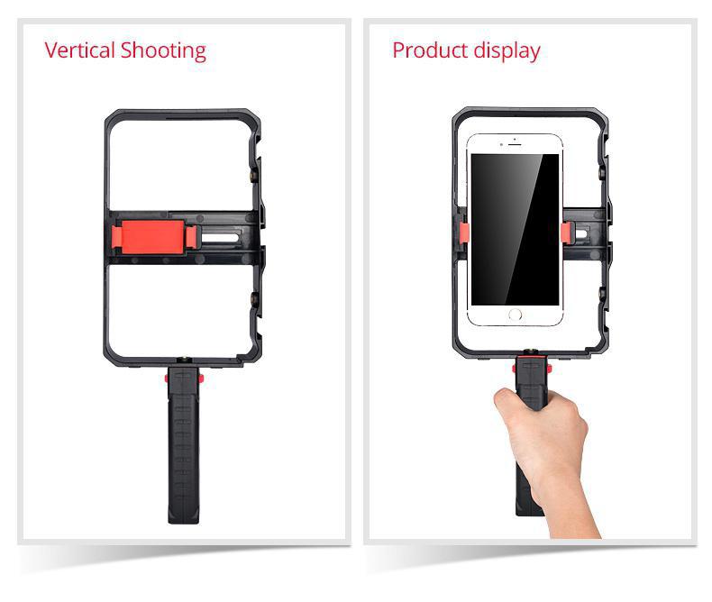 Hand Held Camera Bracket Second Generation Movie Live Video Stabilizer Mobile Phone Camera Cage Stand