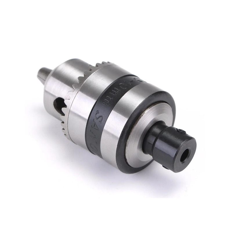 1.5-10mm Electric Drill Chuck with 5mm Steel Shaft Mount B12 Inner Hole Drill Chuck Adapter