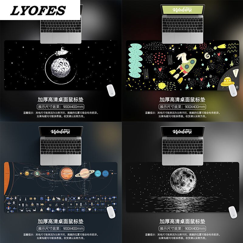 Mouse Pad Cute Desk Mats Kawaii Desk Pad Kawaii Mouse Pad Deskpad for Home Computer Keyboard Gaming Office Accessories 80x30cm