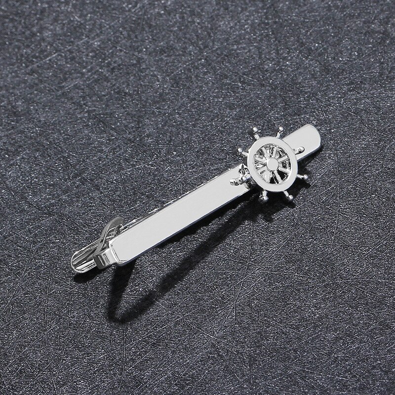 Men's art senior collar clip pure copper accessories