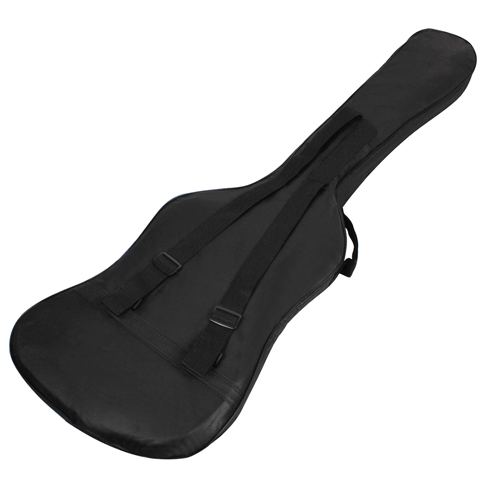 E-Bass Gitarren tasche Rucksack 20mm gepolstert für E-Bass und Gitarre schwarz