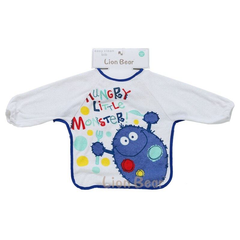 Apron baby bibs for babies Cotton waterproof Long Sleeve Smock Saliva Burp Cloth infant 6-24 Month kid baby feeding Accessories