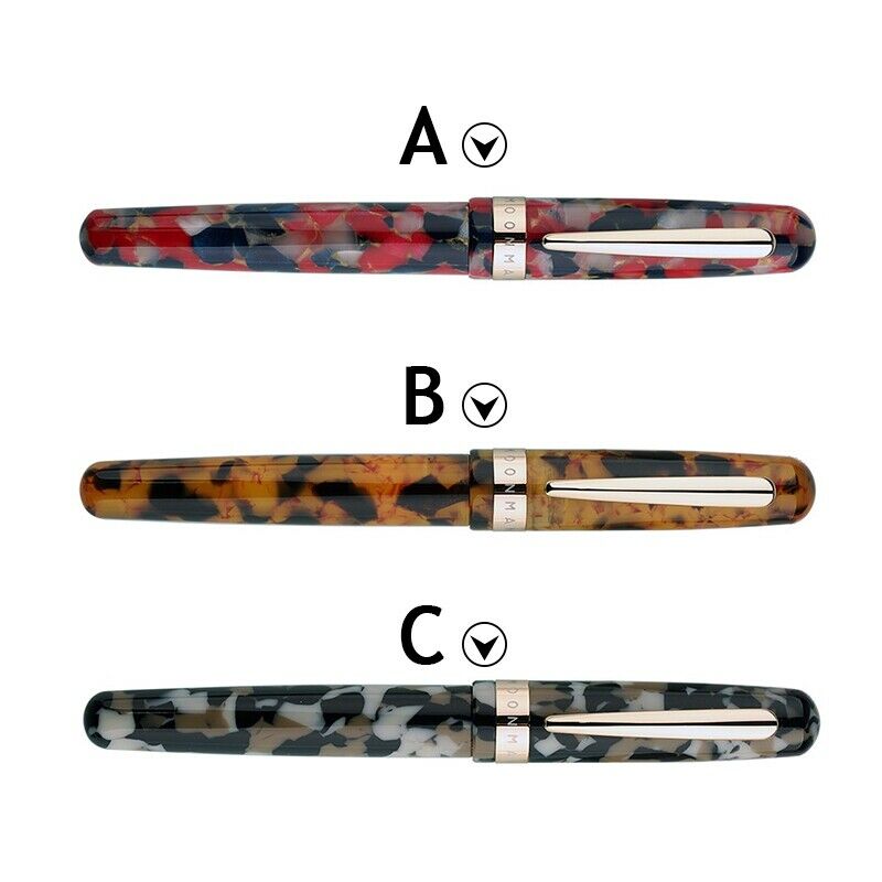 Stylo plume allemand moonman  m300, plume en résine acrylique, étui pour 0.5mm stylos à encre, stylo plume classique, fournitures scolaires et de bureau