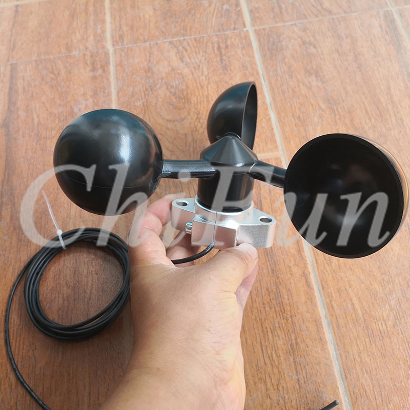 Wind Speed Sensor Three Cups Wind Speed Sensor Anemometer
