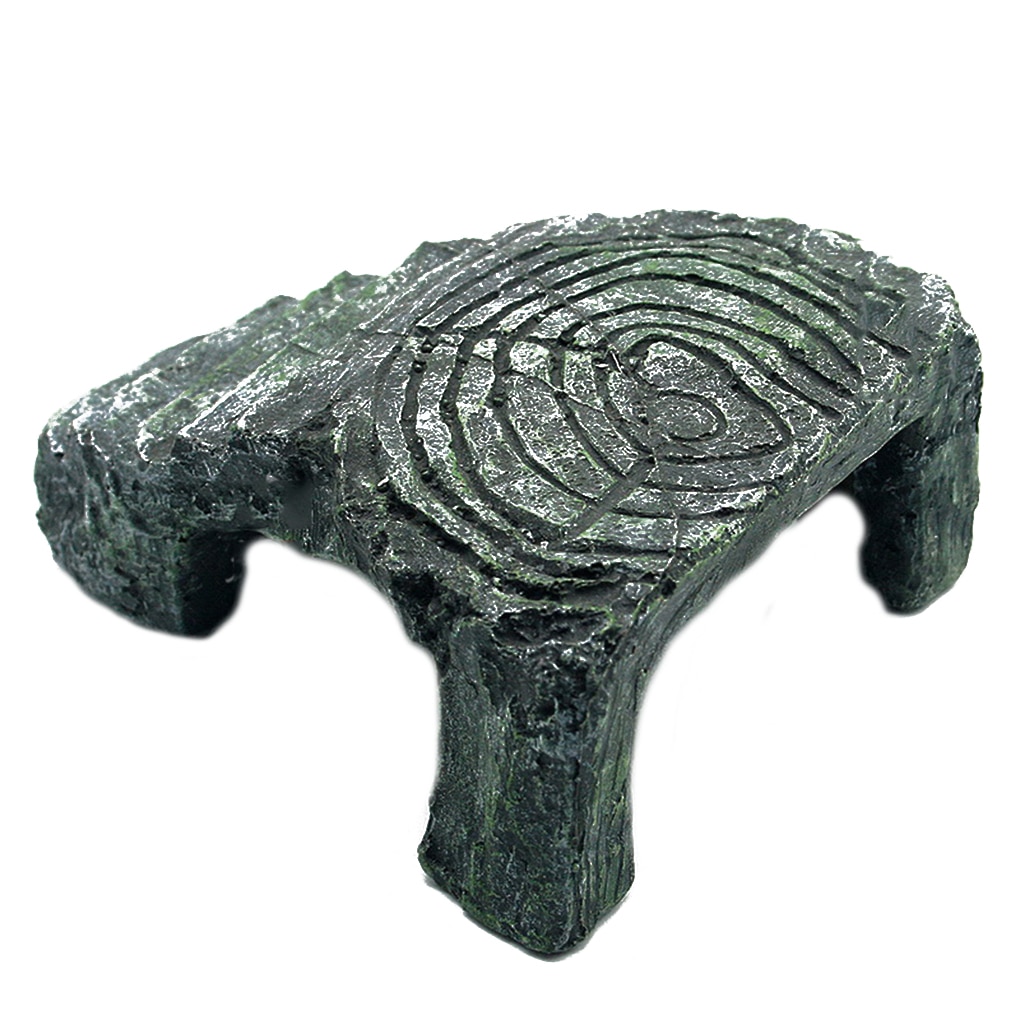 Resin Reptiles Habitat Decor Hiding Cave Fish Turtle Tank Basking Ornament Tortoise Terrace Hideout Ladder Basking Island Climb