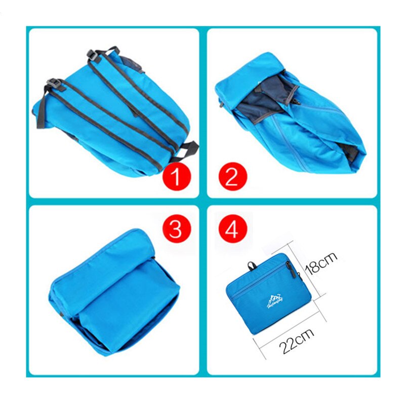 Ultralight Outdoor Sports Bags Waterproof Camping Climbing Bag Foldable Hiking Shoulder Bag Trekking Mountaineering Backpack