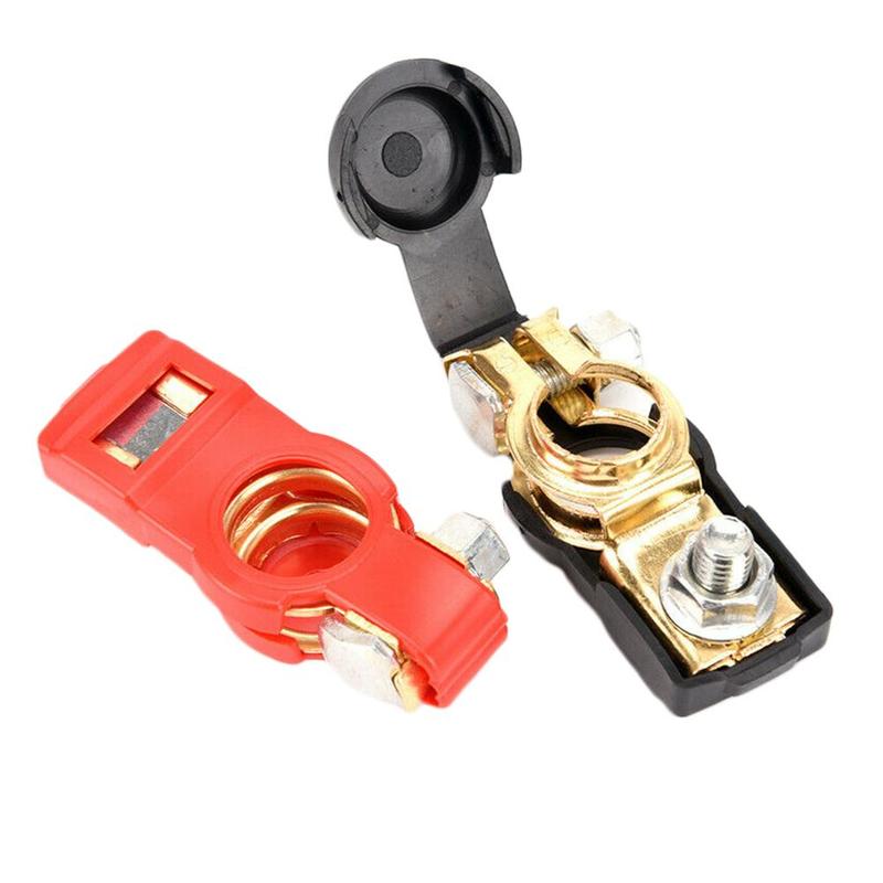1 Pair Universal Battery Terminal Clamp Clips Connector Collet 12V Release Battery Automobile Accessories Clip Quick Batter Z2H8