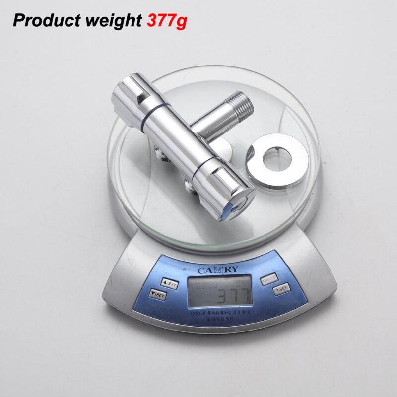 Silvery Copper Double Switch Outlet Angle Valve Toilet Bidet Shower Faucet Bathroom Accessories Outlet Angle Valves G1/2