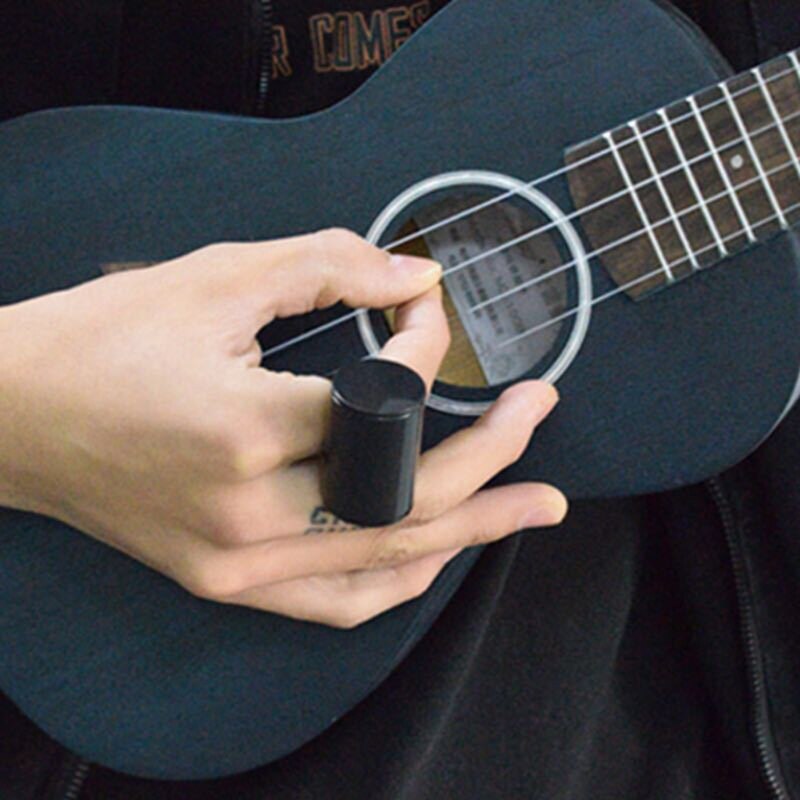 Battoir de sable rythmique, anneau de doigt, prise de musique pour Ukulele, guitare, mandoline Bongo