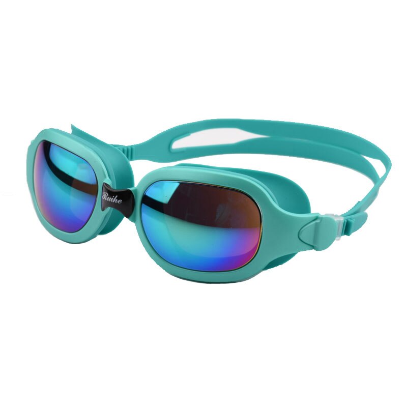 Gafas de natación para adultos y hombres, máscara de buceo, antiniebla, protección UV, resistente al agua, bajo el agua: Sky Blue