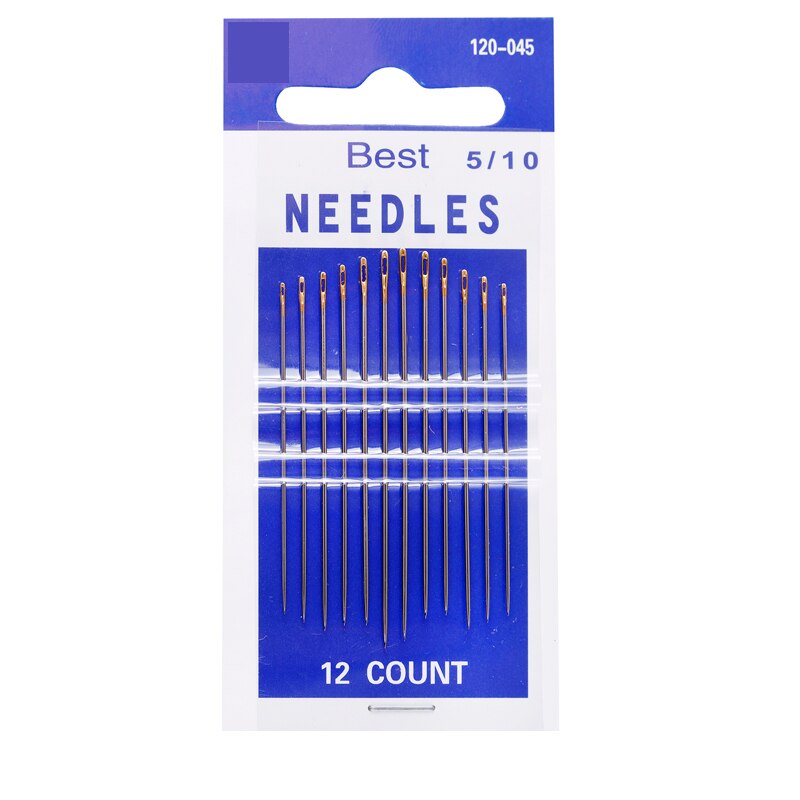 1Set Big Eye Sewing Needles Stainless Steel Needle Craft Hand Stitch Tool for for Leather Bag Sewing: E