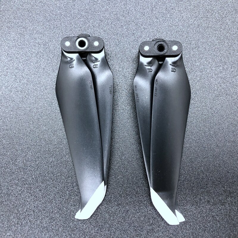 7238F Colorful CW CCW Replacement Propellers Low Noise Props Quick Release Blades Wing for DJI Mavic Air 2 Drone Accessories Kit: 2pcs silver