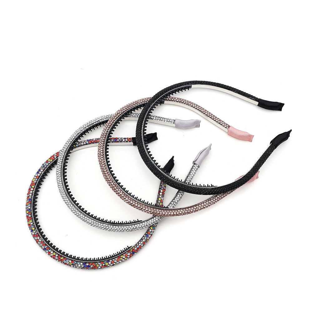 Nueva , nueva diadema con tubo de perforación para niñas, accesorios para el cabello con piedra brillante, accesorio para el cabello, clip para bebé, diadema con lazo para niña