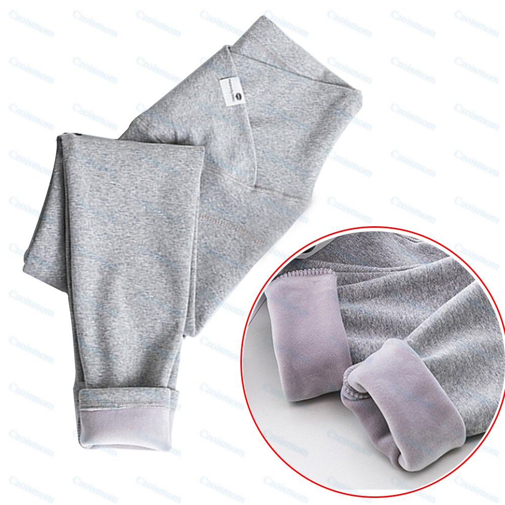 Mallas cruzadas de invierno para mujeres embarazadas, pantalones de maternidad, cintura baja en V, Leggings de vientre, pantalones de tubo de algodón para embarazo: Light Gray / L