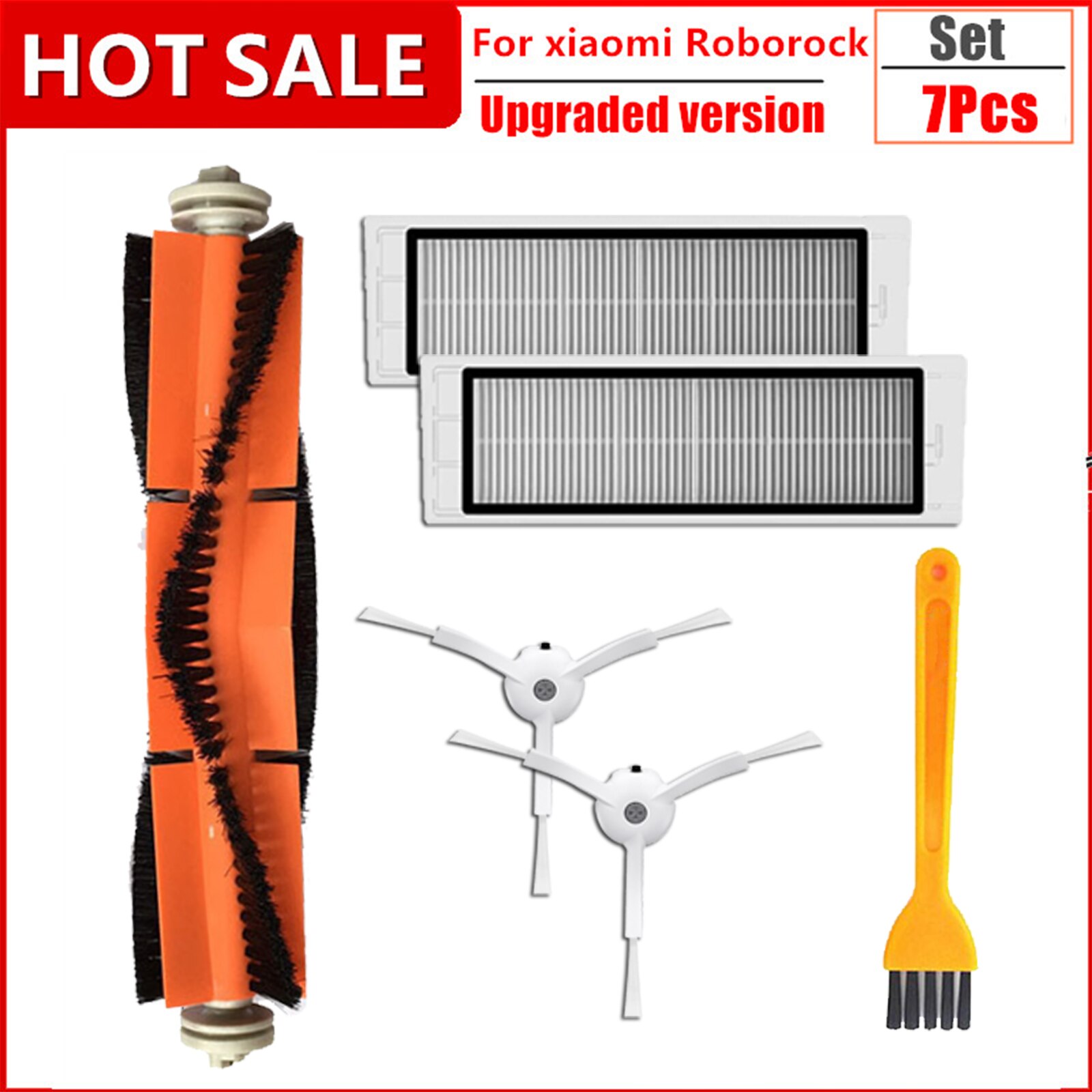 Versione aggiornata detergente Robot Mop panni stracci per XiaoMi Roborock S5 Max S6 Pure S6 MaxV S5 S50 S51 S55 Xiaowa E25 E35 parti: Set 03