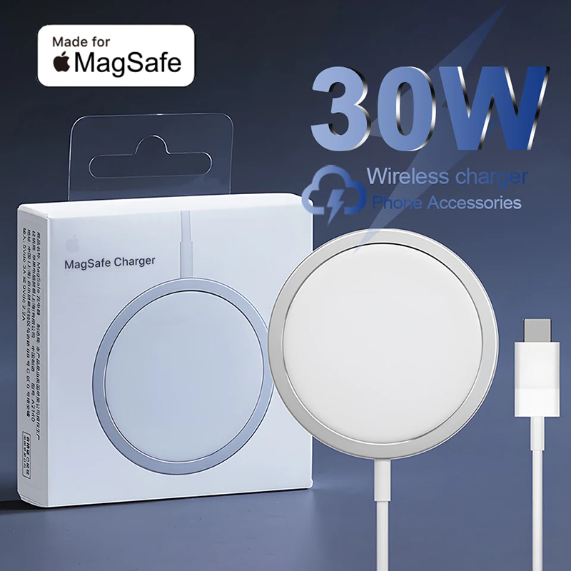 For Apple Original Magsafes Wireless Charger For iPhone 16 15 14 13 12 11 Pro Max X XS XR Plus Fast Charging Type C Charge Cable