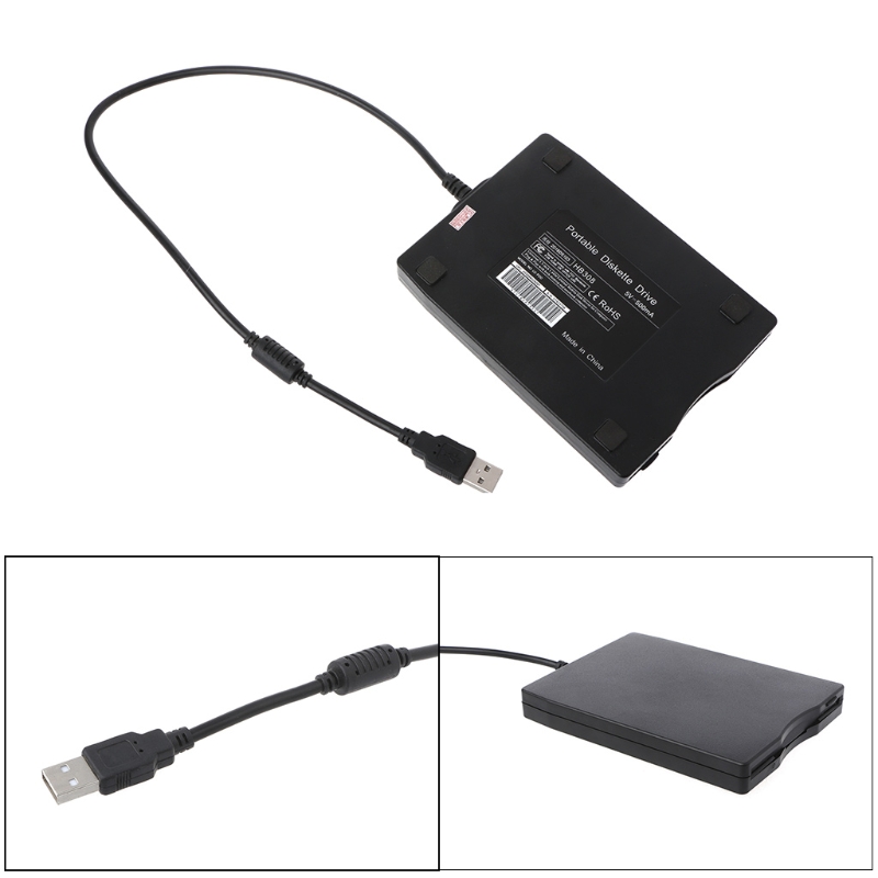 Portátil leer y escribir 3,5 pulgadas USB externo de disquete FDD para ordenador portátil