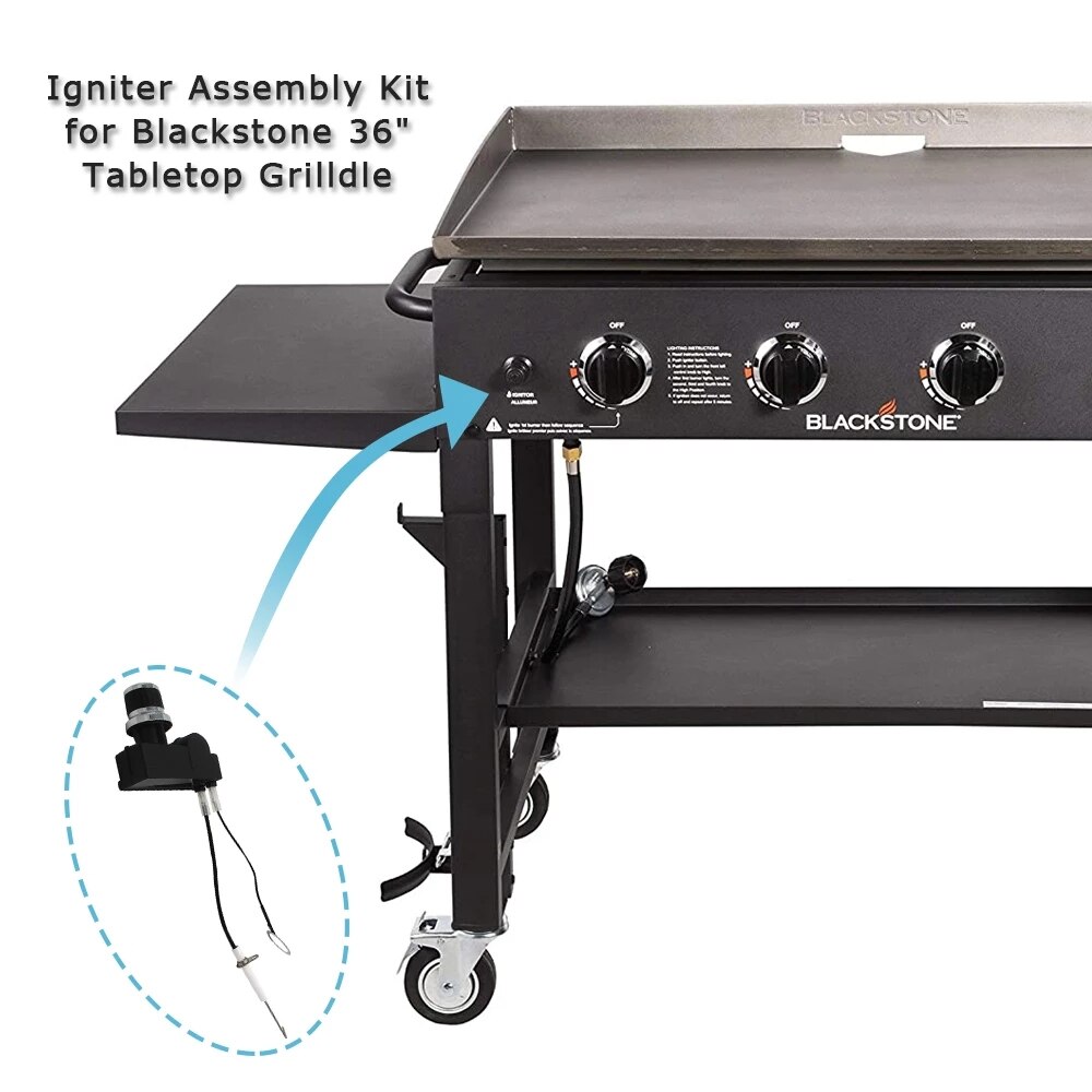 AA Battery Push Button Electronic Battery Igniter Spark Plug Kit for Blackstone 36Inch Propane Griddle