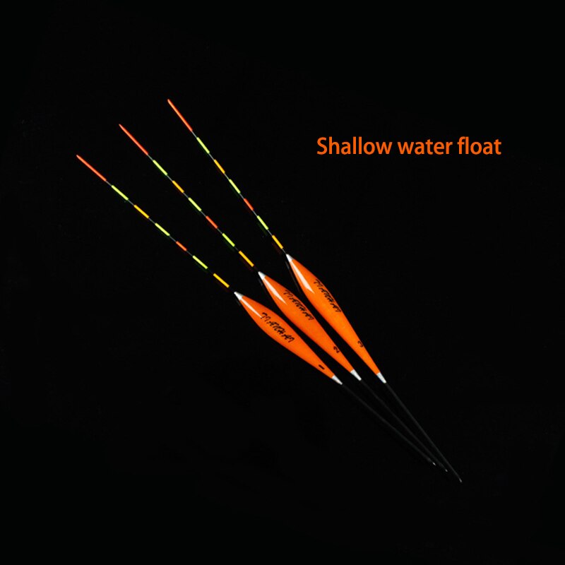 1 Pcs Fishing Float Bobber Hoge Gevoeligheid Float Gemarkeerd Bold Staart Spar Hout Fluorescerende Vissen Licht Float Vissen Accessoires