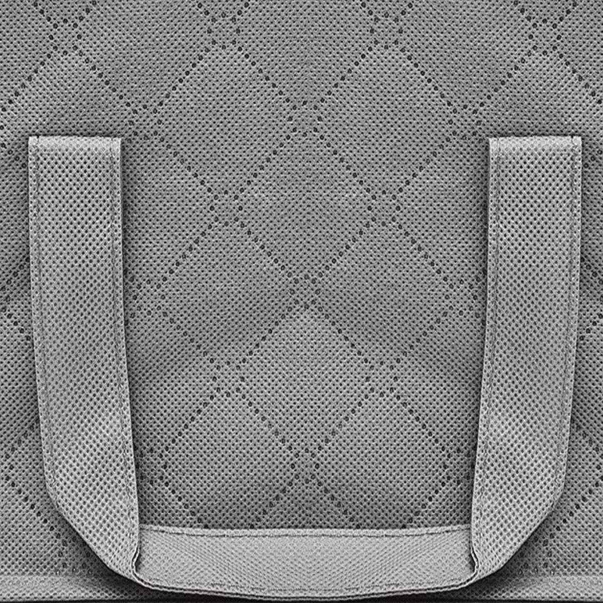 Non-Woven Fabric Folding Storage Bag with Zipper Dustproof Moisture-proof Clothes Quilt Storage Case Holder Organizer Save Space