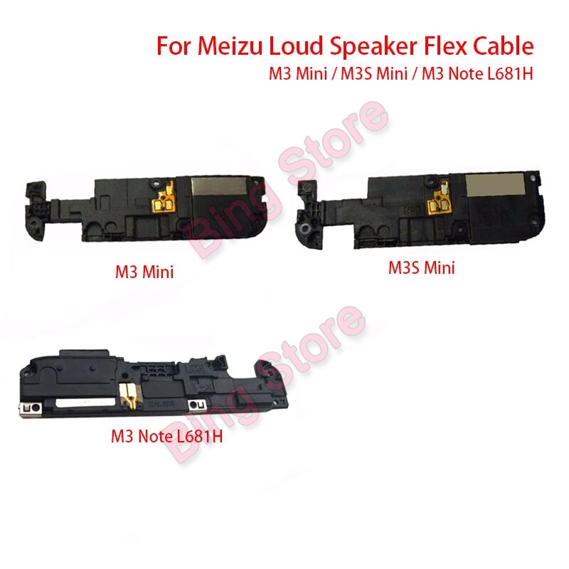Voor Meizu Meilan 3 3 S M3 Mini M3S Mini M3 Note L681H Luidspreker Luidspreker Buzzer Ringer Flex Kabel Vervanging onderdelen
