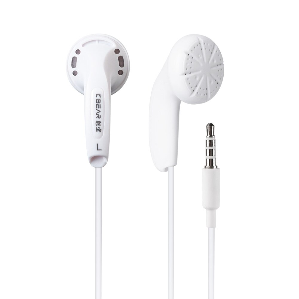 KBEAR Stellar 15.4mm dynamic driver earphone Hifi DJ Music earbuds with 3.5mm earplug KBEAR Knight KB04 Ks2: White