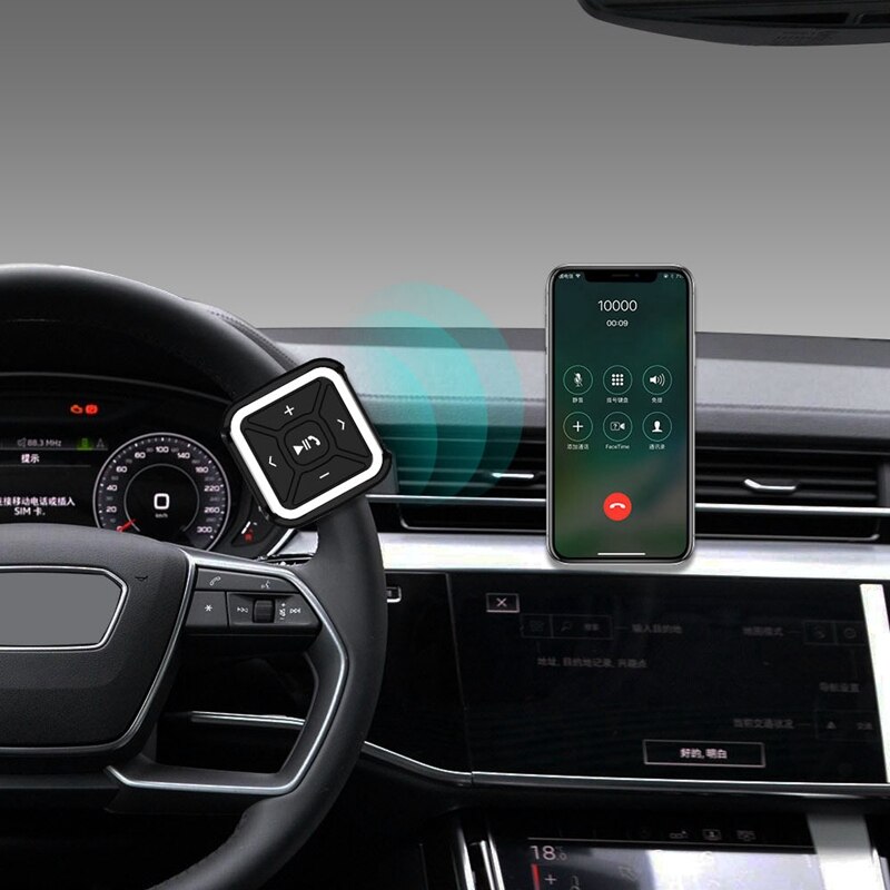 Auto Bluetooth Empfänger Fernbedienung mit Clip für Kopfhörer kabellos Audio- Adapter für Auto Heimat für Hand Kostenlos Anrufen