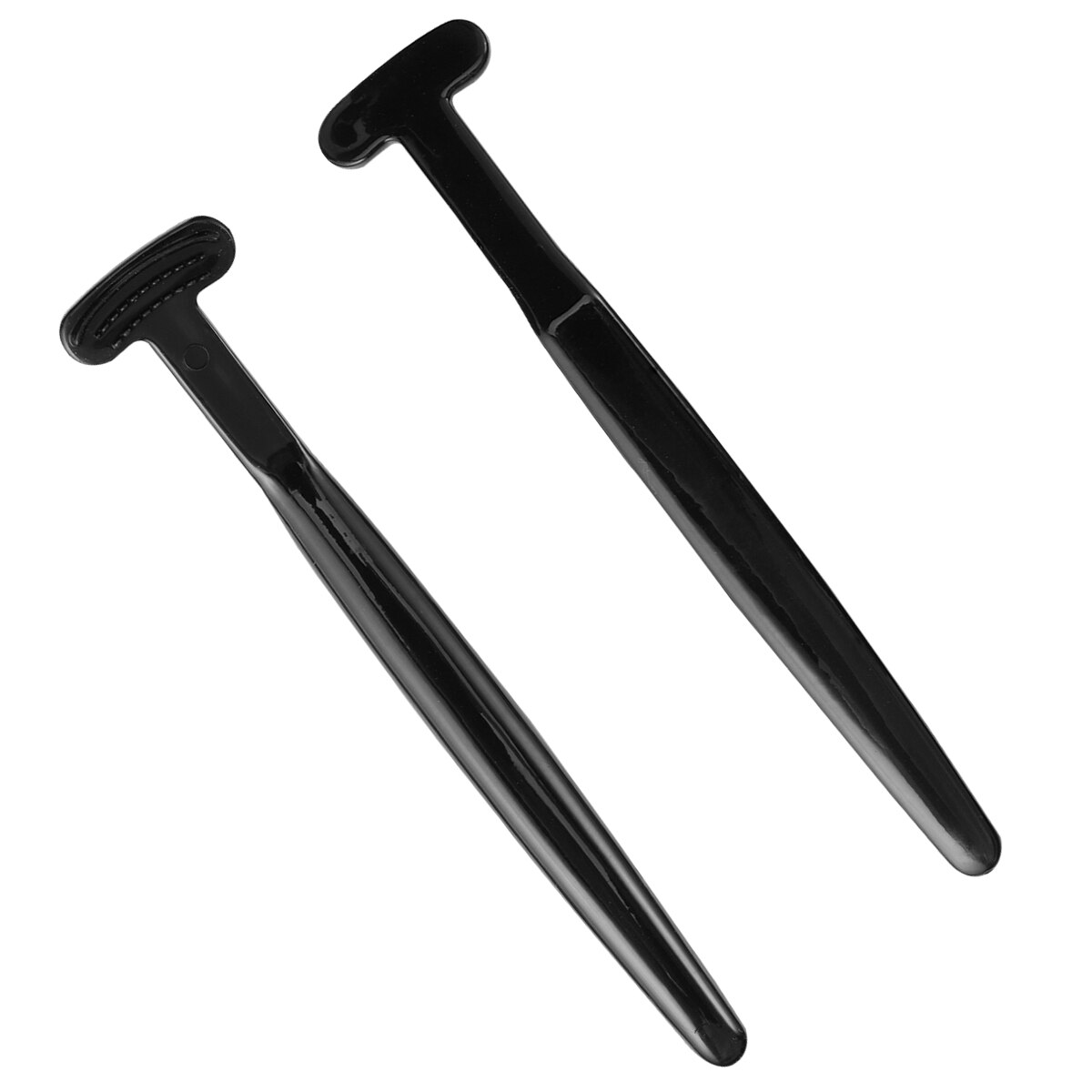 2Pcs Tong Brush Cleaner Orale Cleaning Tong Borstel Verwijderen Bamboe Houtskool Tong Schraper (Zwart): Default Title