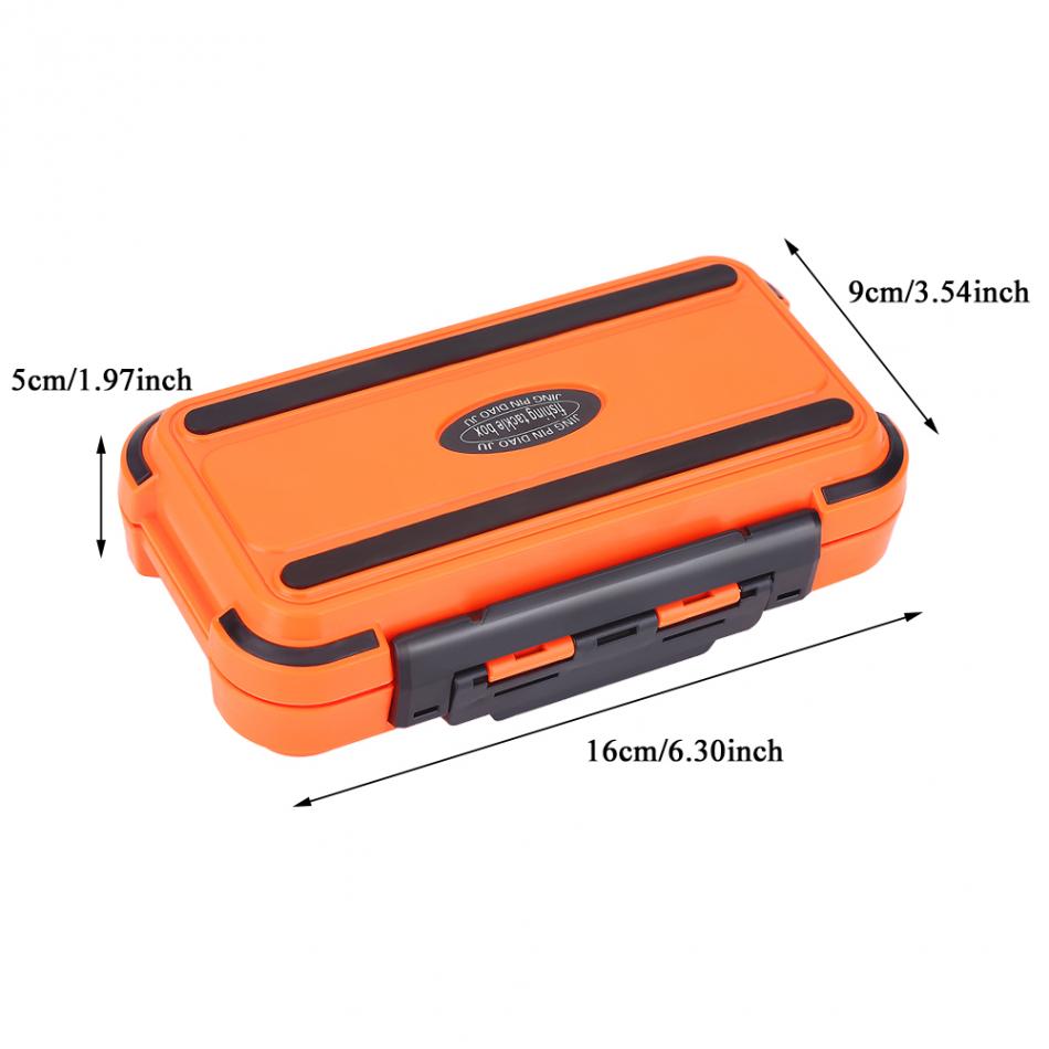 Large 24 Compartments Waterproof Fishing Box Storage Case Double Side Sea Boat Distance Carp Fly Fishing Tackle Accessories Gear