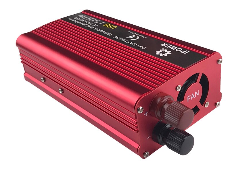 1500W Car Inverter DC 12V to AC 220V-240V Power Inverter Charger Converter Transformer Vehicle Power Supply Switch