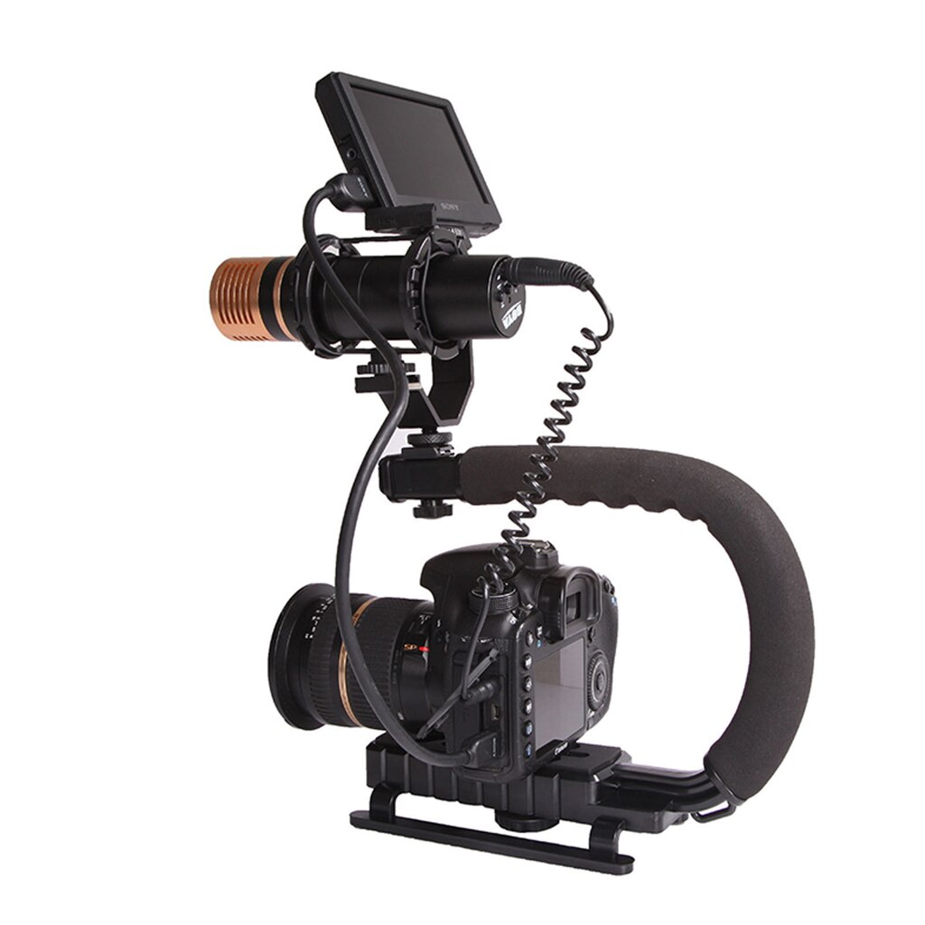 Electronic Accessories Video Stand Stabilizer C Shape Hand Grip For Camera