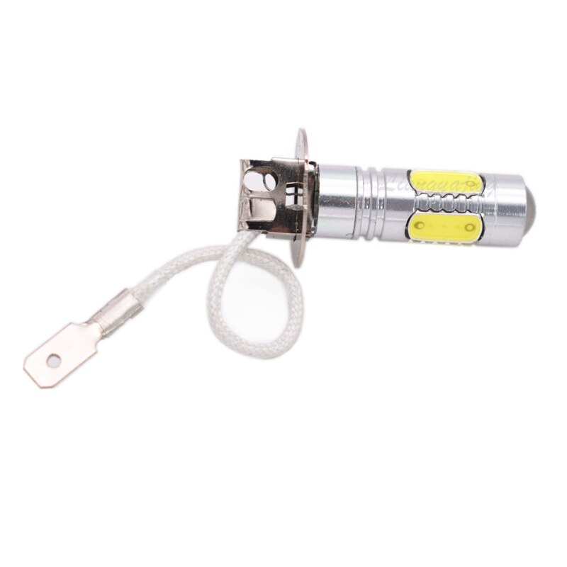 Antibrouillard automobile H3 7.5W ampoule | 2 pièces, phare de jour, rouge, jaune, blanc, bleu, DC 12V 6000K, ampoule de voiture