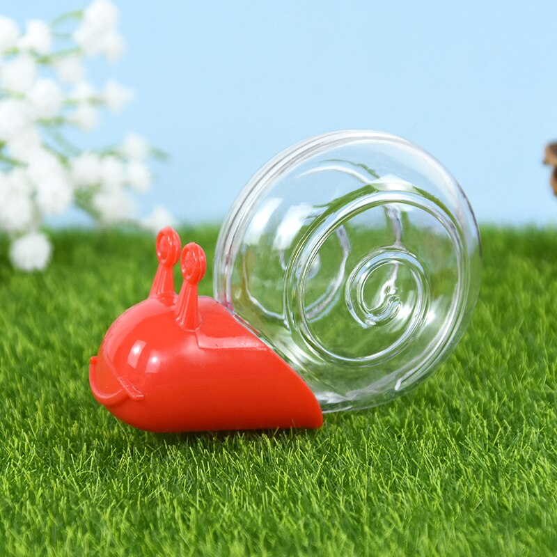 Boîte à bonbons en forme d&#39;escargot, 5 pièces, petites boîtes pour mariage, emballage pour fête d&#39;anniversaire, Festival, décoration de réception pour bébé: H04-red