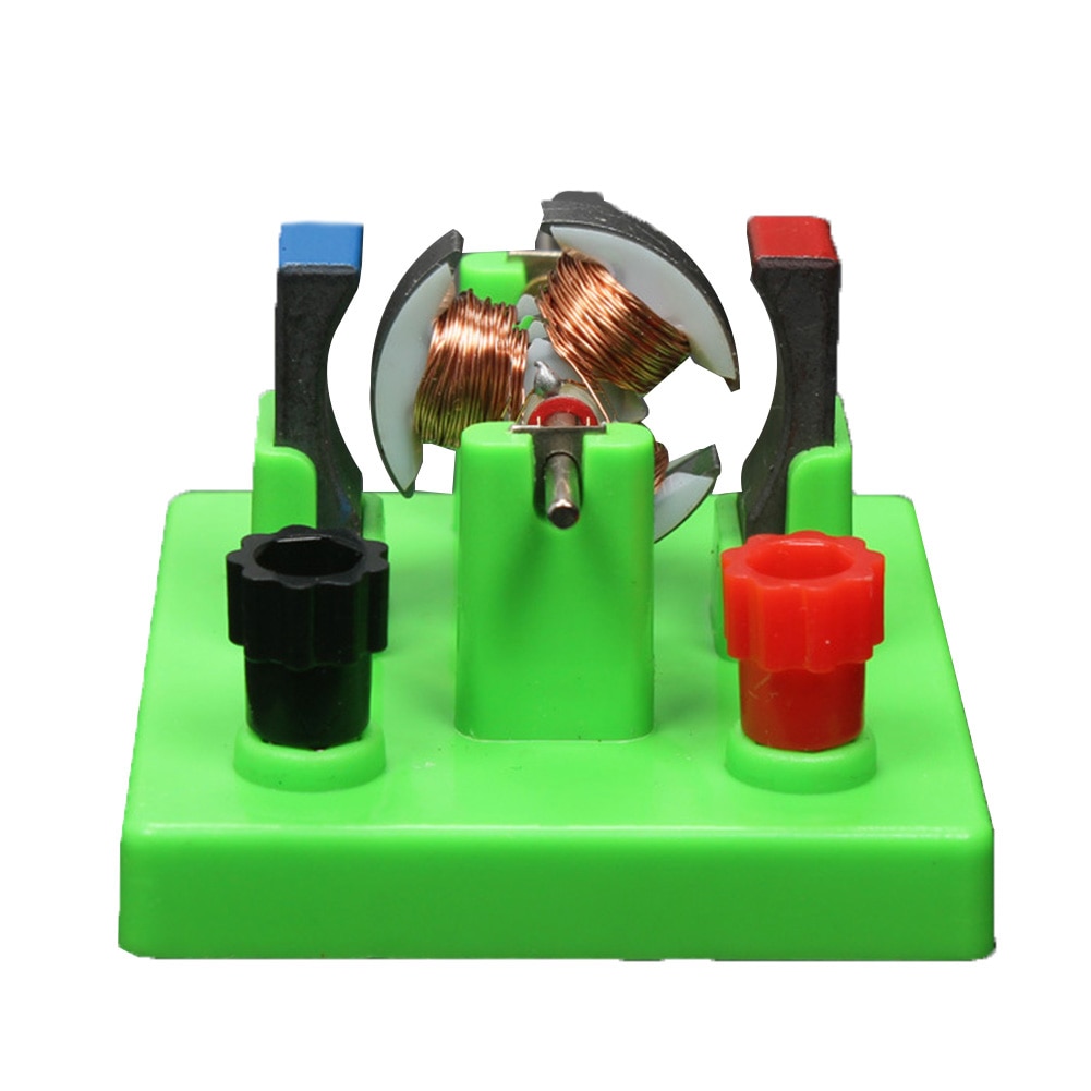 Kit de experimentos de física con Motor eléctrico CC para estudiantes, Kit de construcción con Motor eléctrico CC, ayuda a los estudiantes educativos, temporizador y curiosidad