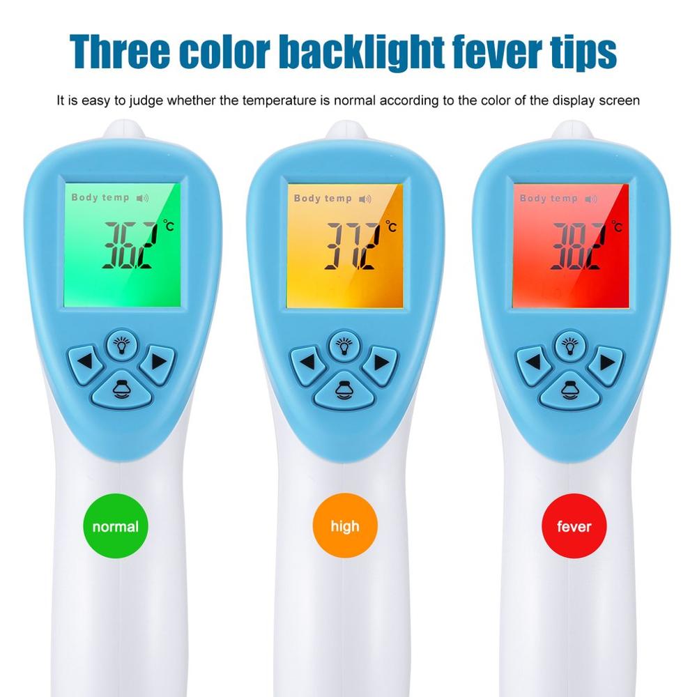 Pande termometer berøringsfri termometer kropstemperatur feber digitalt infrarødt termometer måleværktøj til baby voksen