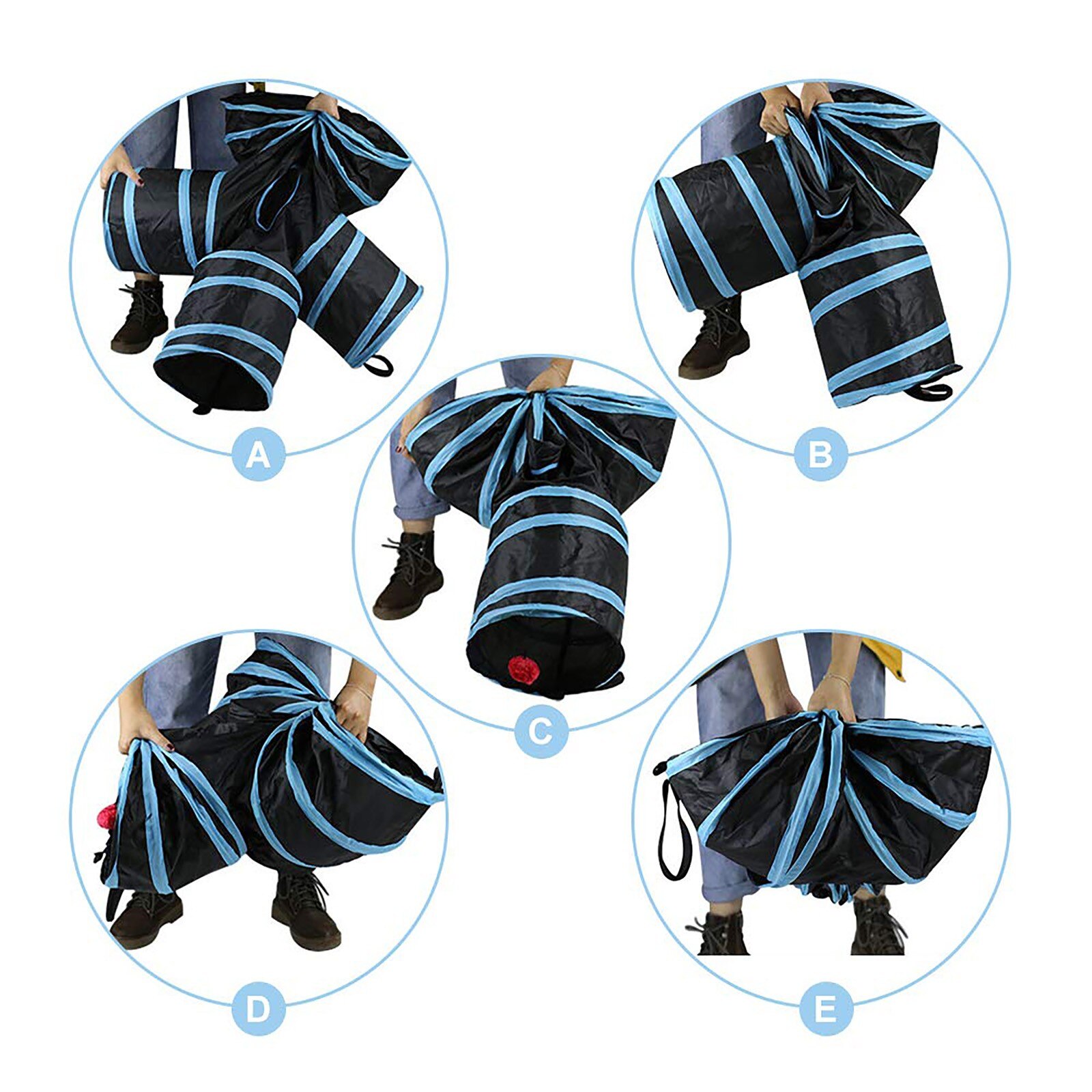 40 # nowe zwierzę pięciokanałowa interaktywna zabawka rozbawiona zabawka dla zwierząt składany zestaw pięciokanałowy zabawki dla kota interaktywne artykuły dla zwierząt Mimi klatki