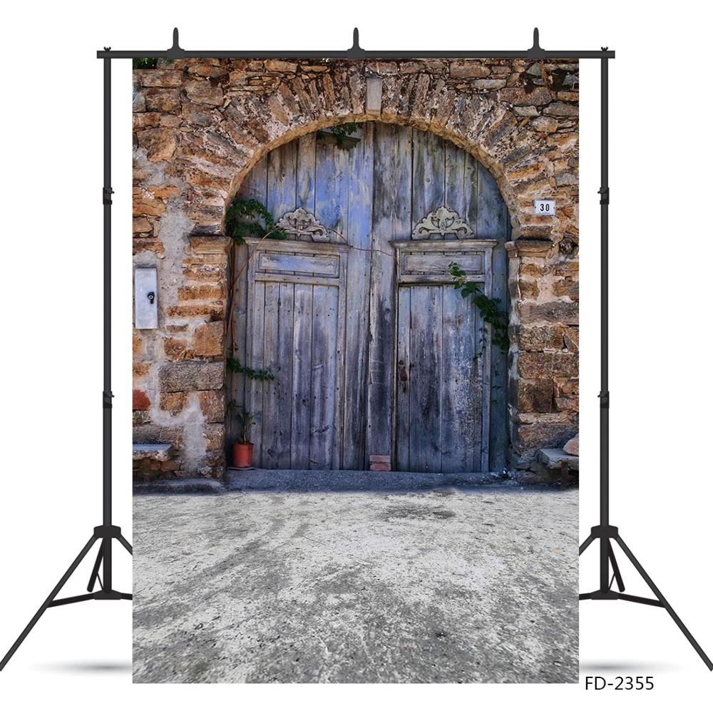 Alte runde tür von Schloss Zauberstab foto hintergrund fotografie Studio requisiten