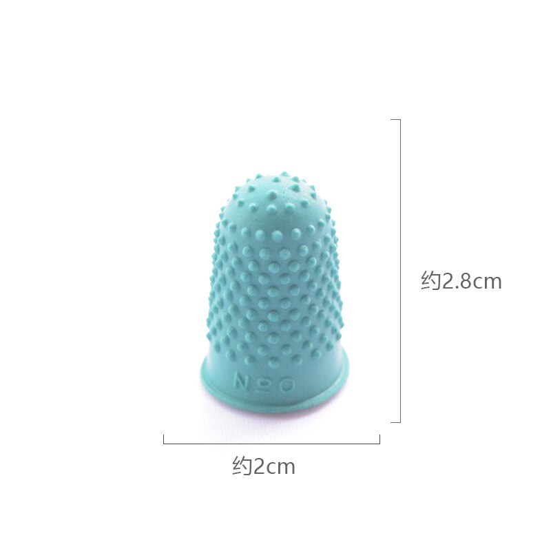 5 stücke Zählen Kegel Gummi Fingerhut Schutz NäHenne Quilter Silikon Finger Spitze Handwerk Hand NäHenne Küche Zubehör: Grün 5Stck