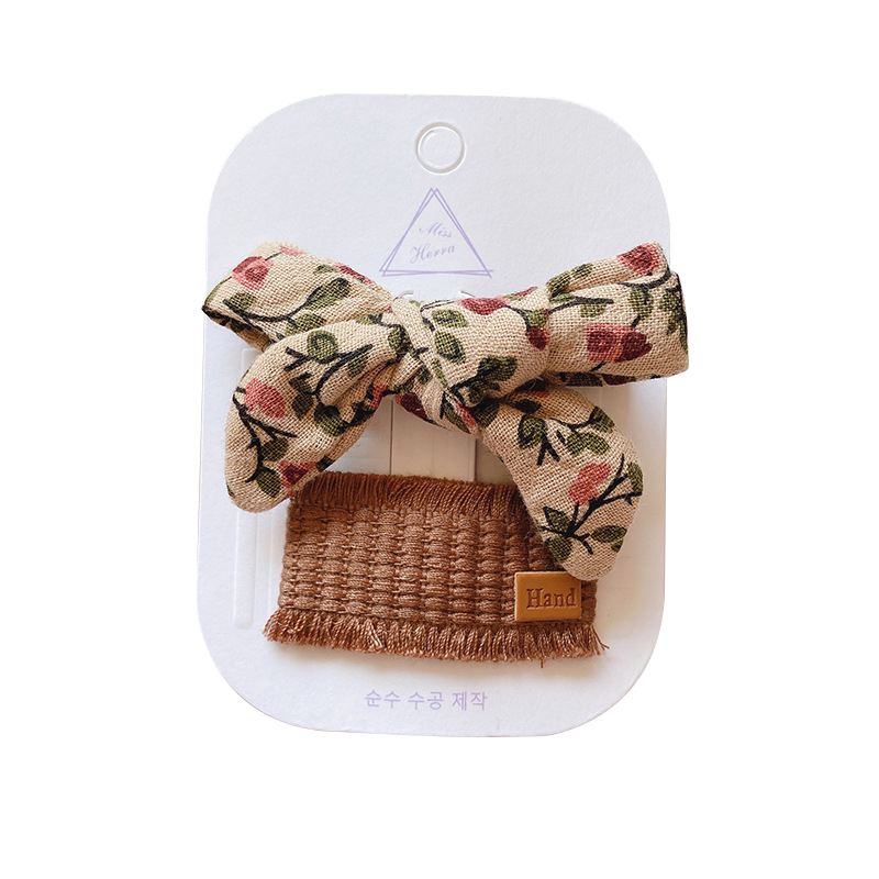 Handgemaakte Baby Meisje Haarspelden Kids Hoofddeksels Wollen Gehaakte Baby Haar Clips Baby Haar Accessoires Meisjes Haarspeld Kinderen: 2