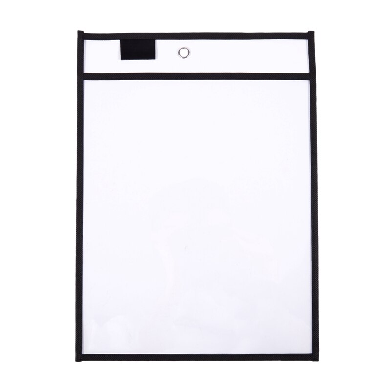 30 Pack Dry Erase Tasche IN PVC Trasparente Cucito Secco Cancellare File Sacchetto Riutilizzabile Secco Cancellare Borsa