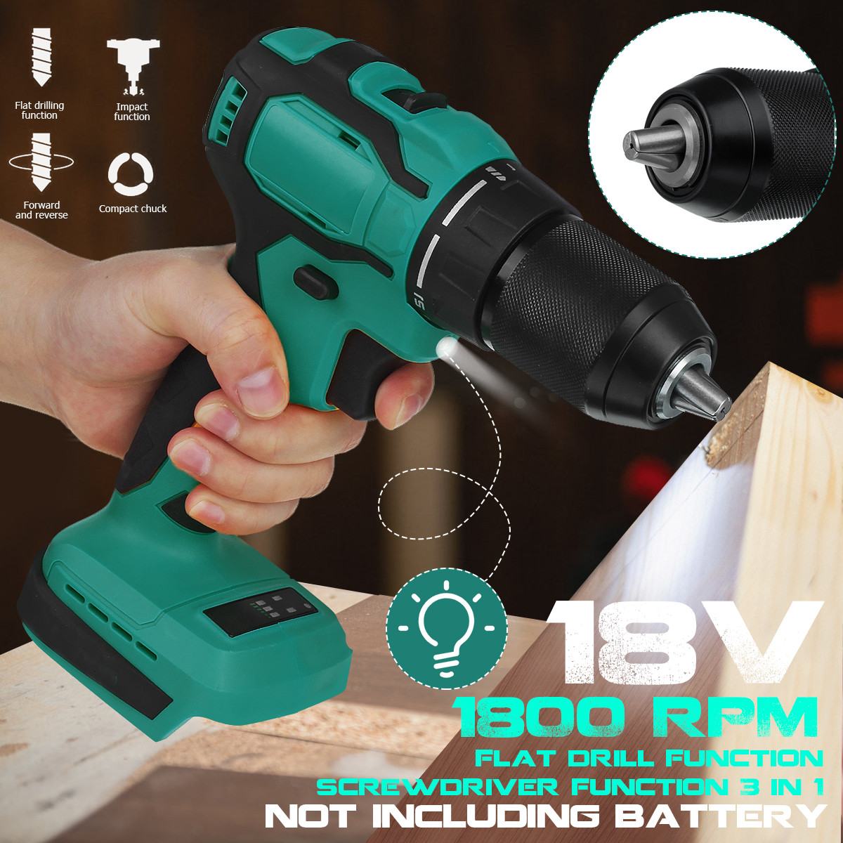 13mm 90NM 2 Speed Cordless Brushless Electric Drill Rechargeable Screwdriver Wireless Power Driver Tools for Makita Battery