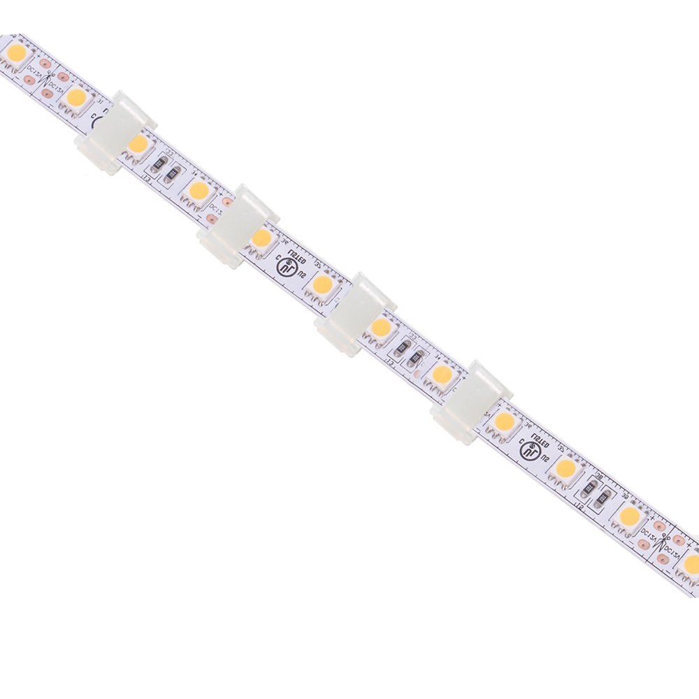 Clips de montage de lumière de bande KINDPMA auto-adhésif LED support de montage de lumière de bande pour 10mm (3/8 ") de large étanche jk1142