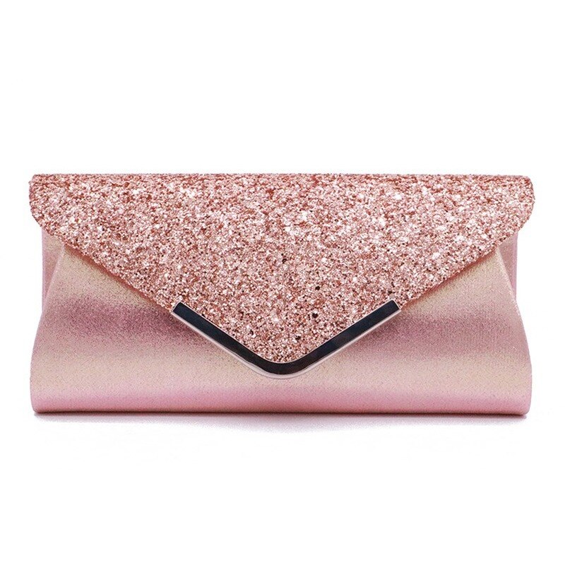 Women Evening Clutch Bag Female Crystal Day Clutch Wedding Purse Party Banquet Black Gold Silver Clutches Bag Sequin Shoulder